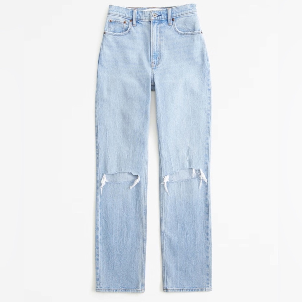 Abercrombie & Fitch Ultra High Rise 90s Straight Jean